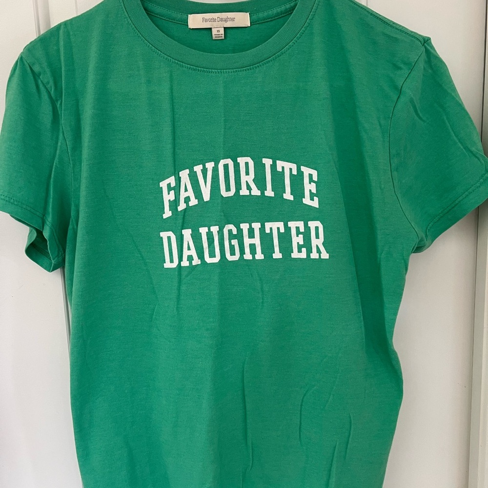 Favorite Daughter Green Short Sleeve Tee